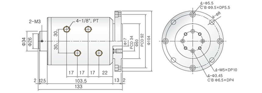 4 Pot For Air & Hydraulic